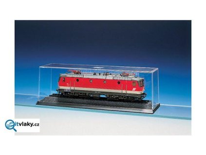 H0 - ND prázdná vitrínka na model do 29 0mm / ROCO 96233+96232