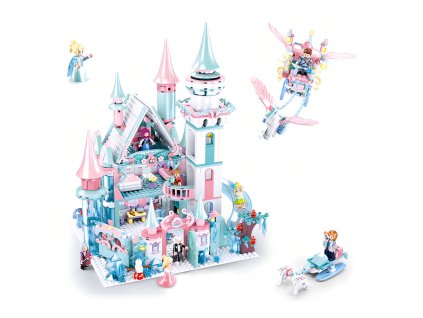 stavebnice Sluban Girls Dream M38-B0789 Ledový hrad pro zimní víly