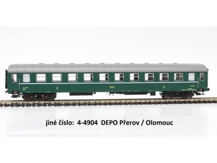 TT - osobní vůz ČSD Bai 4-4904 Přerov, Ep. III, Itvlaky - 5 číslo / Igra Model 97200009