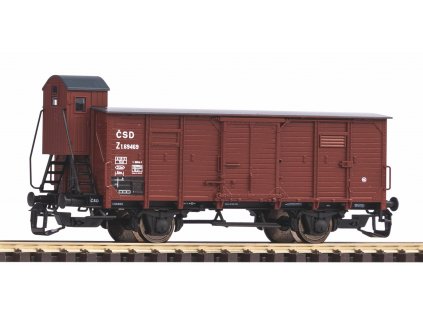 TT - krytý vůz Z ČSD (G02) s brzdařskou budkou, Ep. III / PIKO 47763