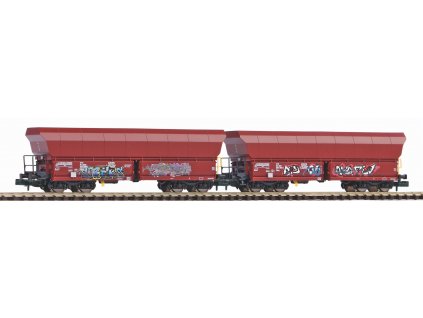 478215 n 2 dilny set vozu falns onrail vi s graffiti piko 40716