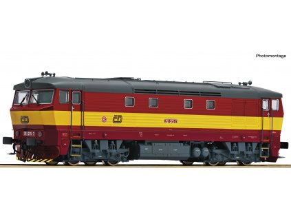 H0 - DCC/ZVUK diesel. lokomotiva řady 751 375 ČD Bardotka / ROCO 70923