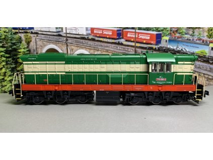 H0 - DCC/ZVUK dieselová lokomotiva T770 ZSSK Slovensko Čmelák / ROCO 72965