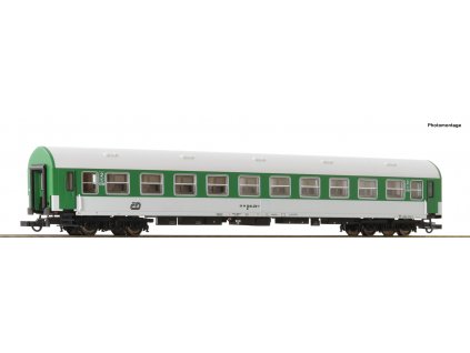 H0 - rychlíkový vůz B 2.třídy ČD, YB/70 / ROCO 74785