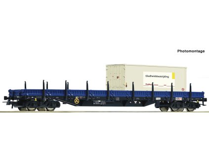 H0 - klanicový vůz Railpro + kontejner / ROCO 77686