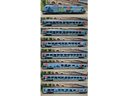 H0 - DCC/ZVUK16 8-dílná souprava Klimajet ÖBB / ROCO 61501
