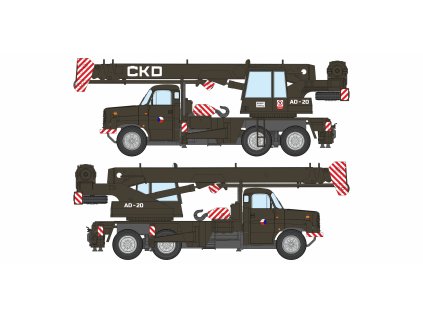 ARCHIV H0 - Tatra 148 AD-20 ČSLA s obtisky, kit / Igra model 66814002