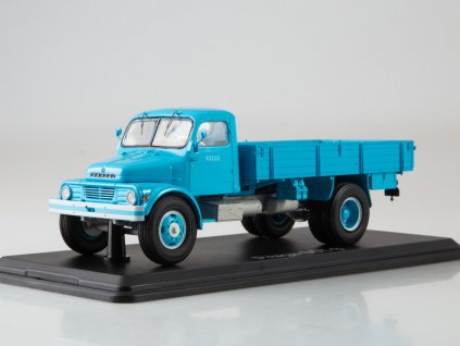 1:43 - Praga S5T-3 LKW, modrá valník / Herpa 83SSM1425