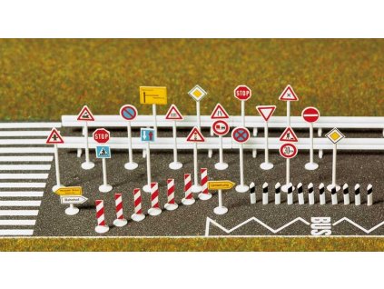 484110 h0 dopravni znacky busch 6027