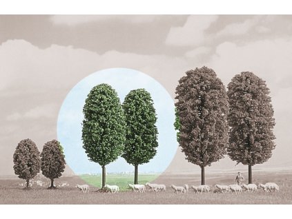 484167 h0 2 listnate stromy 80mm busch 6052