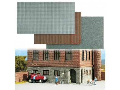 484995 h0 zed z klinkerovych cihel busch 7402