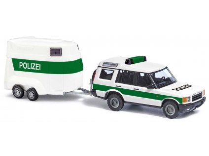 486366 h0 land rover discovery police trailer busch 51936