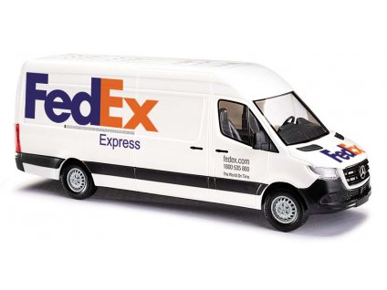 486474 h0 mercedes benz sprinter fedex busch 52608