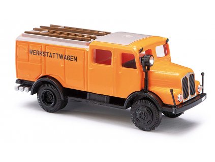 487050 h0 ifa s4000 tlf werkstattwagen oranzova busch 95612