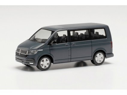 H0 - dodávka VW T6.1 Caravelle šedý  / Herpa 096782