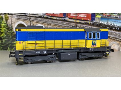 H0 - lokomotiva 740 442 ex. T448 KOCOUR / MTB H0740442