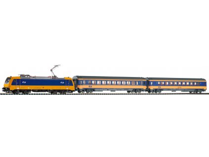 488955 h0 pscwlan s set ns personenzug br 185 ns intercity mit 2 wg vi piko 59016