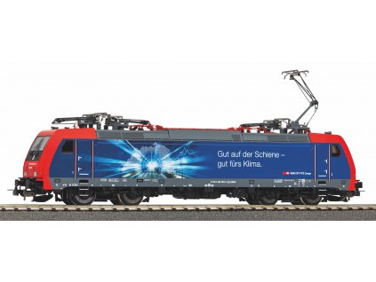 H0 - elektrická lokomotiva 484 020 "Gut auf der Schiene" SBB Cargo Ep. VI / PIKO 21619