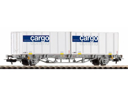 489630 h0 postcontainerwg mit 2x 20 container cargo domino sbb v piko 58732