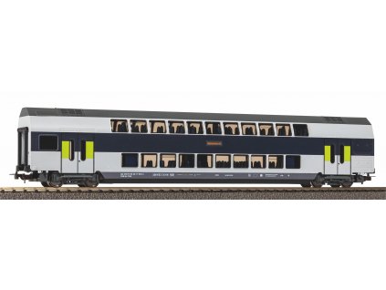 H0 - Patrový řídicí vůz DSB 2. tř. modrobílý Ep. VI / PIKO 58816