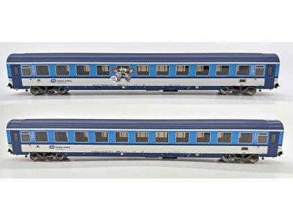 H0 - set 2 osobních vozů Eurofima 2.třídy Najbrt, ČD Ep.VI / PIKO 58270