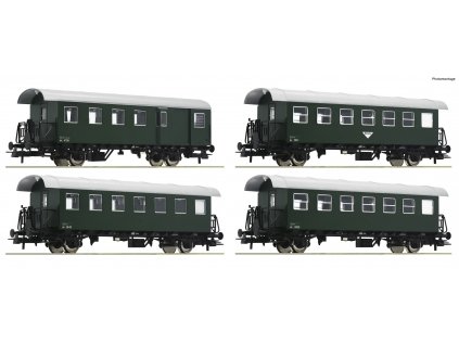 490998 h0 4 dilny set osobnich vozu obb roco 74026