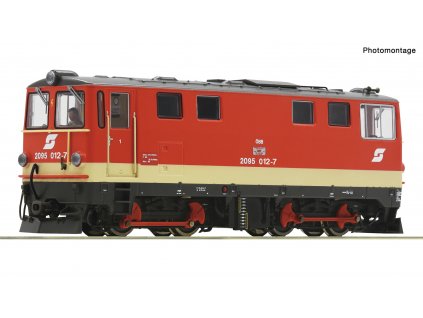 491223 h0e dieselova uzkorozchodna lokomotiva rh 2095 obb roco 7340001