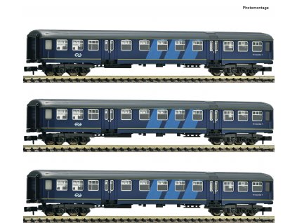 491622 n 3 dilny set rychlikovych vozu ns fleischmann 814713