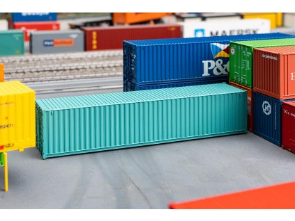 H0 - 40' kontejner, zelený / FALLER 182103