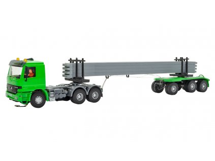 493545 h0 mb actros 3 napravovy tahac s betonovymi dily a blikajicimi majaky zakladni model funkcni model viessmann 8032