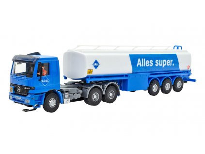 493548 h0 mb actros 3 napravovy tahac s cisternovym privesem aral zakladni model funkcni model viessmann 8033