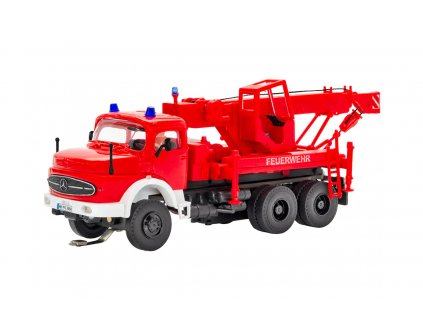 493560 h0 hasicsky jerab mb rundhauber 3 napravovy vyprostovaci jerab s blikajicimi majaky zakladni model funkcni model viessmann 8052