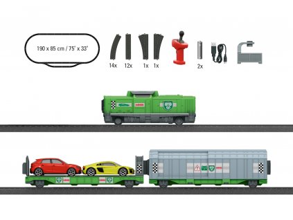 H0 - Dětský startovní set Autotransport My World / Märklin 29347