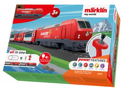 H0 - Dětský startovní set Bernina Express My World / Märklin 29348