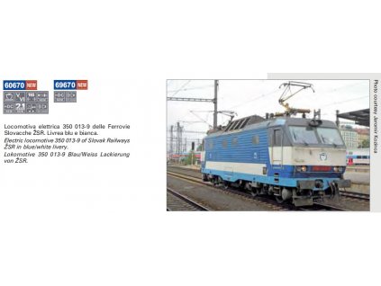 H0 - elektrická lokomotiva řady 350 013-9 ŽSR / A.C.M.E. 60670