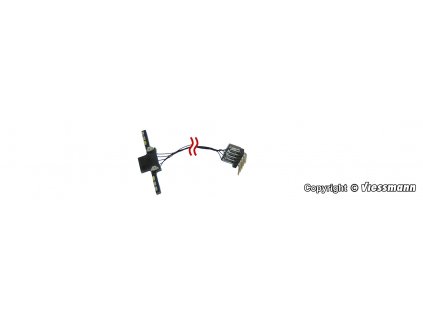 H0 - Nárazník s LED osvětlením pro přívěsy a návěsy / Viessmann 8420