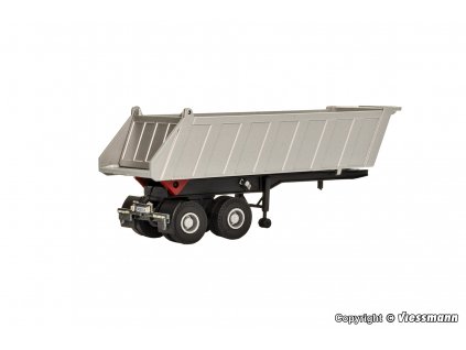 H0 - Sklápěcí přívěs MEILLER MHKS 40/2, funkční model / Viessmann 8211