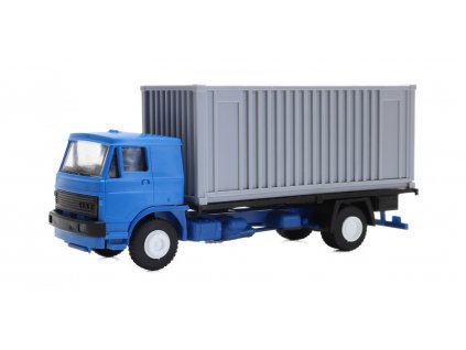 H0 - Liaz modrý kontejner šedý /  IGRA MODEL 66618217