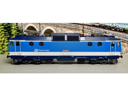 H0 - DCC/ZVUK JACEK Lokomotiva ČD 163 026 ex. E499.3 nové číslo / MTB H0163-026