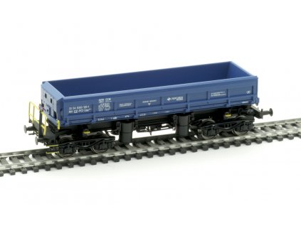 H0 - výsypný vůz Uas, modrý, "PKP CARGO", CZ-PCI, ep. VI / Albert-Modell 930006