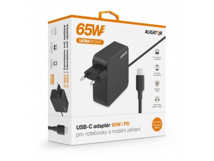 Aligator Power Delivery 65W USB-C adaptér 95ALN76