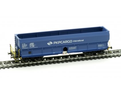 H0 - Výsypný vůz CZ-PCI ep. VI, Fals, modrý, "PKP CARGO International" / Albert-Modell 665012