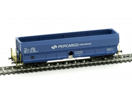 H0 - Výsypný vůz CZ-PCI ep. VI, Fals, modrý, "PKP CARGO International" / Albert-Modell 665013
