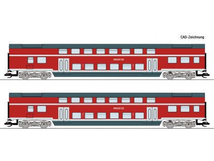 496425 tt 2 dilny set patrovych vozu db ag nova forma roco 6280009