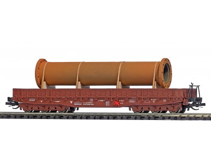 TT - Plošinový vůz Samm 4818 s rourou, DR / 31181