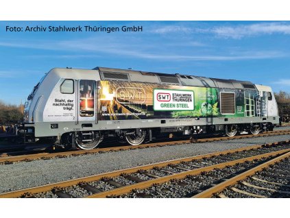 H0 - Dieselová lokomotiva Traxx ,,Stahlwerk Thüringen,, Ep. VI / PIKO 57545