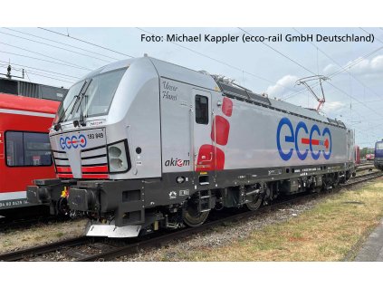 H0 - DCC/ZVUK Elektrická lokomotiva BR 193 ,,Ecco-Rail,, Vectron Ep. VI / PIKO 21673