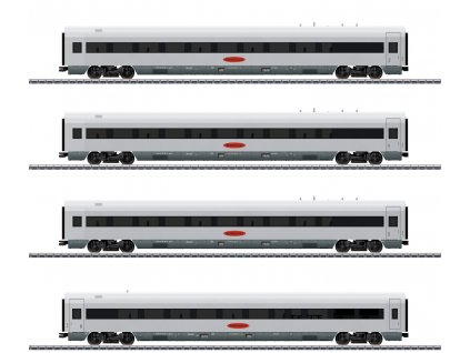 H0 - 4- dílný set rychlíkových vozů "Metropolitan", DB AG ep.V / PIKO 28350