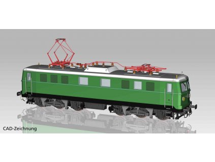 H0 - DCC/ZVUK Elektrická lokomotiva Rh 1010, ÖBB  Ep. III / PIKO 51987