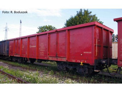 H0 - Set 2 otevřených nákladních vozů Eaos DB Schenker Rail Polska VI Ep. VI  / PIKO 58280